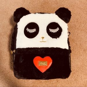 Betsy Johnson Fuzzy Full size Backpack